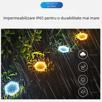 Lămpi solare subterane LED modulare, pentru montare pe perete, trepte, garduri și gazon