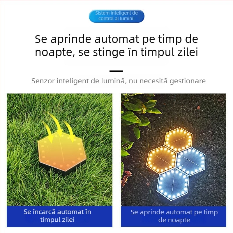 Lămpi solare subterane LED modulare, pentru montare pe perete, trepte, garduri și gazon