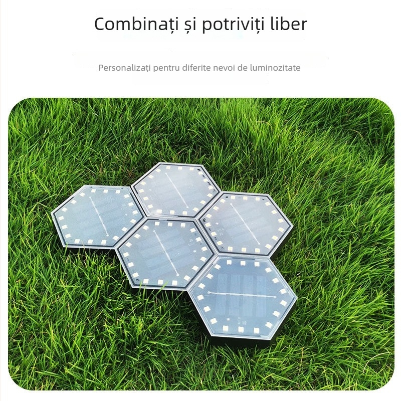 Lămpi solare subterane LED modulare, pentru montare pe perete, trepte, garduri și gazon