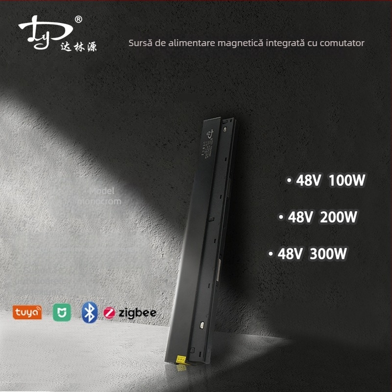 20 modele surse de alimentare pentru iluminat pe șină magnetic, reglaj inteligent al luminozității/monocrom, 100–300W, fără lampă principală