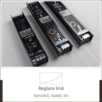 DALI 0-10V LED magnetic pe șină, reglabilă, cu driver pentru tensiune constantă, 48V 150W