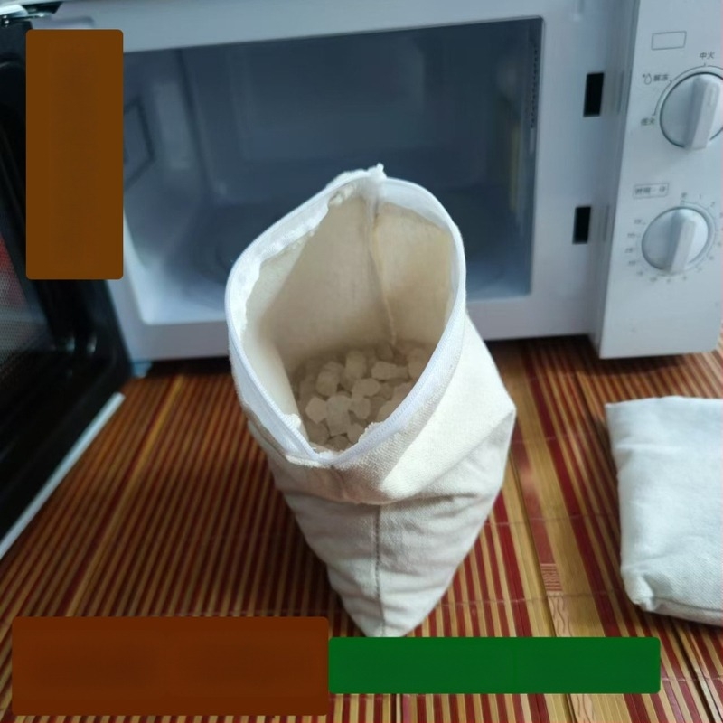 Sac de compresie cald cu sare grosieră de mare pentru talie și genunchi; sac de sare pentru picioare reci; sac de moxibustie pentru picioare, umeri și gât; rezistent la temperaturi înalte