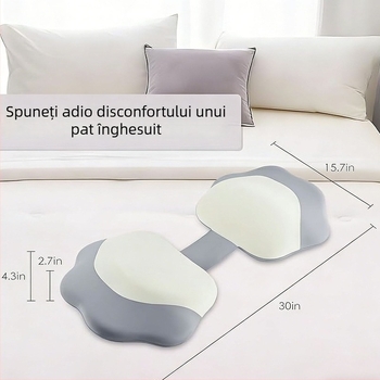 Perna personalizată pentru sarcină, cu suport pentru talie, pentru somn pe o parte, cu spumă cu memorie