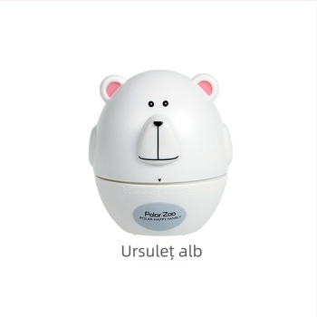 Timer de bucătărie mecanic, în formă de animal drăguț, cu alarmă, fără baterii