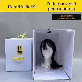 Cutie pliabilă de depozitare pentru cosplay, pentru cap, peruci și Itabag, potrivită pentru călătorii