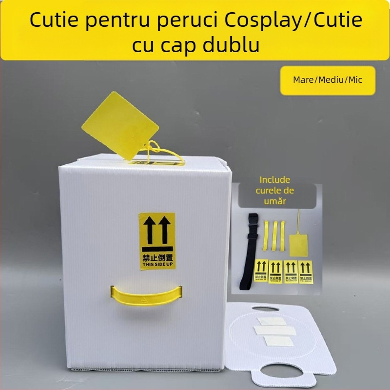 Cutie pliabilă de depozitare pentru cosplay, pentru cap, peruci și Itabag, potrivită pentru călătorii