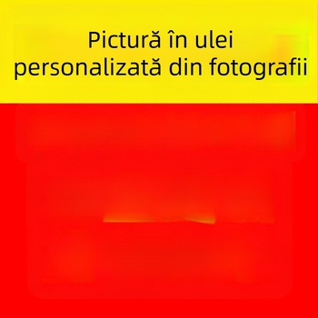 Tablou digital în ulei pe pânză, cu ramă din lemn, efect tridimensional, desenat parțial manual, peisaj pentru sufragerie — stil modern minimalist