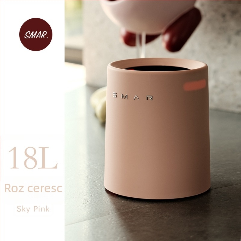 Coș de gunoi casnic, capacitate mare, culoare crem, deschis, 12 L sau mai mult, pentru living, bucătărie, dormitor și baie