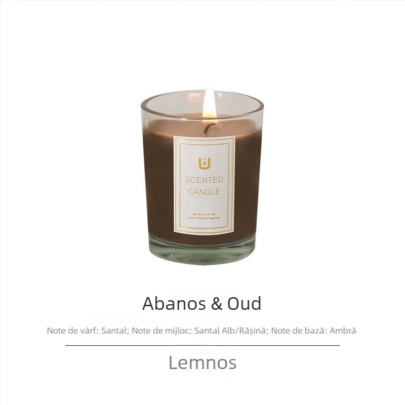 Lumânare de aromaterapie, fără fum, în pahar de sticlă, din ceară de soia, aromă de durată lungă pentru casă, cadou de ziua de naștere