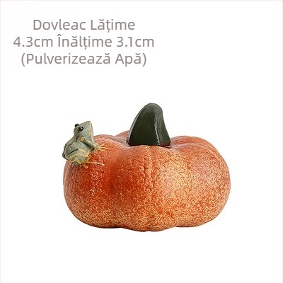 Ornament pentru ceai din argilă mov cu pulverizare de apă, mini Tea Pet creativ, jucărie pentru ceai și decor pentru masă de ceai