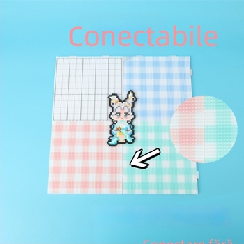 Set DIY cu mărgele 2,6 mm, recipient de refil și cutie de depozitare EVA – Jucărie educativă pentru copii