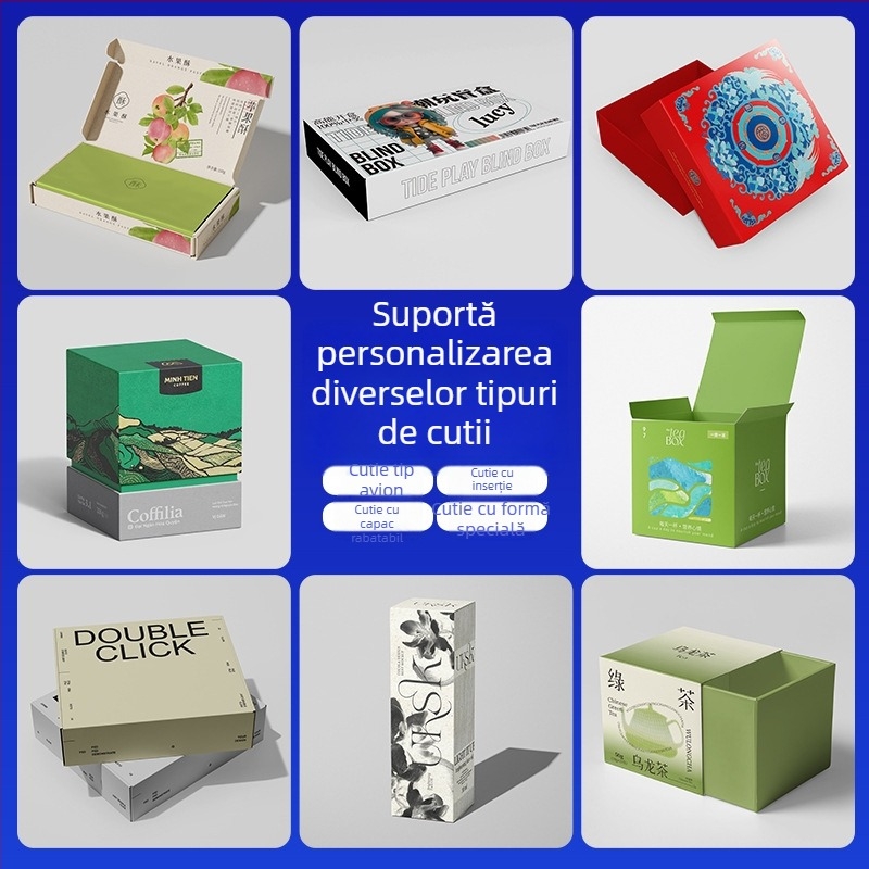Cutie de ambalaj pentru lenjerie, cutie personalizată pentru ambalare prosoape și șosete, cutie colorată, cutie în stil avion, carton kraft ondulat.