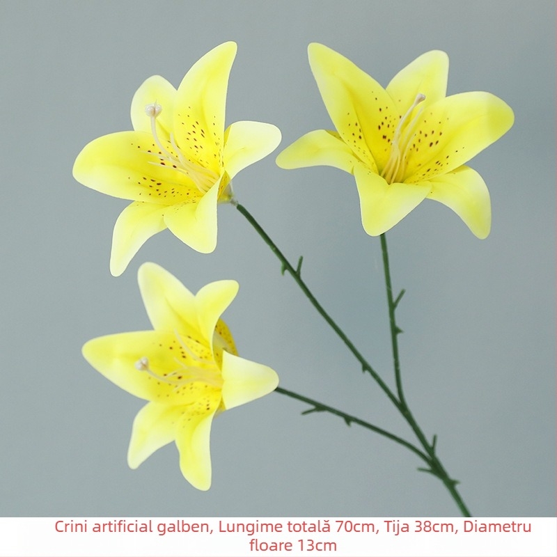 Crin artificial 3D, PU material, decor pentru casă, aranjament de masă pentru nuntă, recuzită pentru fotografiere, înălțime 30–100 cm