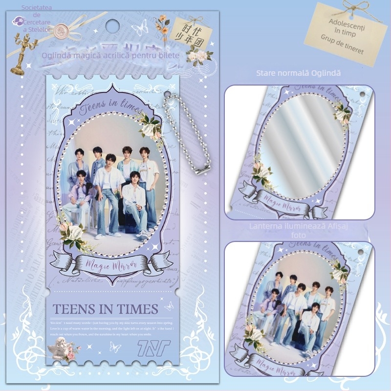 Noul merch pentru vedete: segmente de bilete transparente, mini carduri și poștale de susținere pentru concerte, Teens in Times