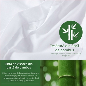 Cămașă de vară din fibre de bambus, mâneci scurte, non-iron, cu logo brodat personalizat, îmbrăcăminte de afaceri