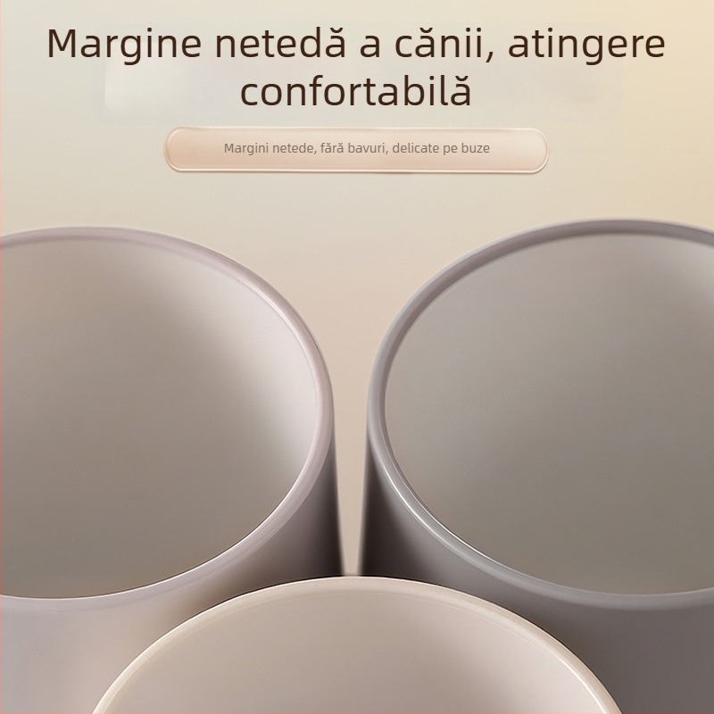Pahar minimalist pentru clătire 2025 – pahar de apă pentru uz casnic, suport pentru periuțele de dinți pentru cupluri, pahar din plastic pentru spălare și accesoriu pentru cană