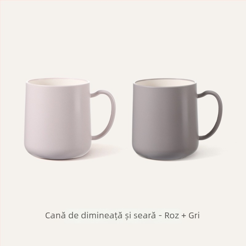 Pahar minimalist pentru clătire 2025 – pahar de apă pentru uz casnic, suport pentru periuțele de dinți pentru cupluri, pahar din plastic pentru spălare și accesoriu pentru cană