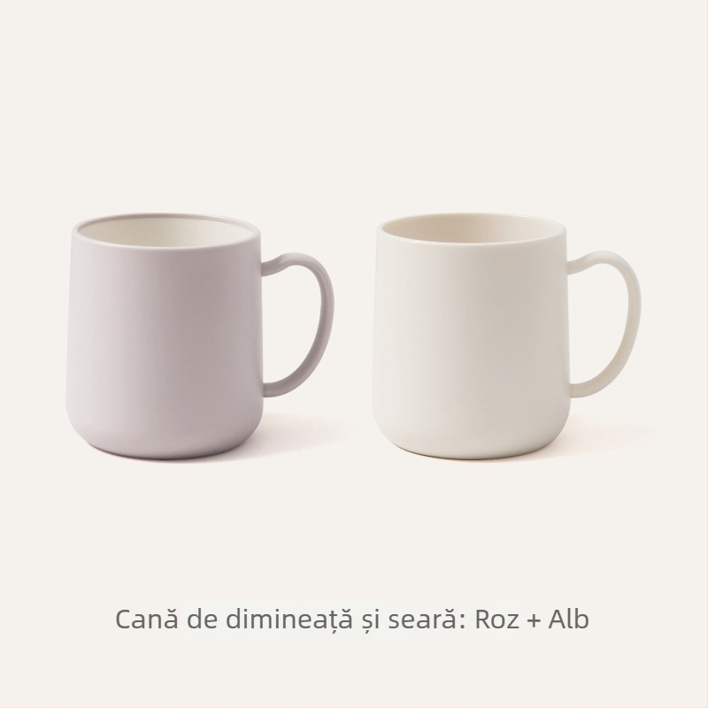 Pahar minimalist pentru clătire 2025 – pahar de apă pentru uz casnic, suport pentru periuțele de dinți pentru cupluri, pahar din plastic pentru spălare și accesoriu pentru cană