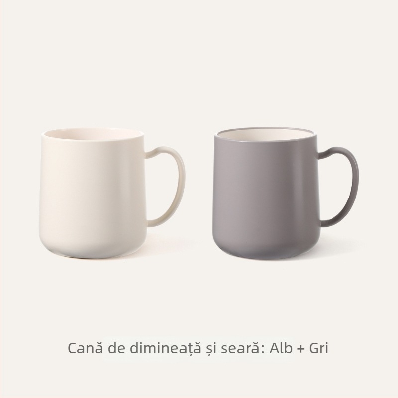 Pahar minimalist pentru clătire 2025 – pahar de apă pentru uz casnic, suport pentru periuțele de dinți pentru cupluri, pahar din plastic pentru spălare și accesoriu pentru cană