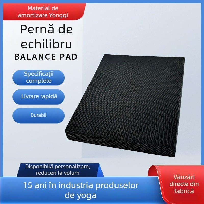 Covor de echilibru TPE, cu revenire înaltă, antiderapant, durabil, pentru yoga și fitness, dimensiuni 20 × 33 × 5 cm, 150 g
