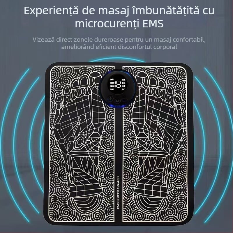 Covoraș EMS de masaj pentru picioare, uz casnic, masaj la puncte de acupresiune