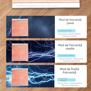 Covor de masaj pentru picioare cu telecomandă wireless și EMS microcurent pentru puncte de acupuncție și design meridian