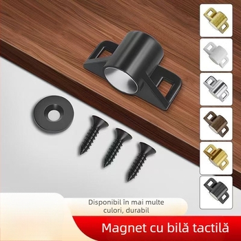 Magnet pentru ușă de dulap cu forță magnetică puternică – priză magnetică invizibilă pentru uși interioare