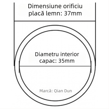Capac etanș pentru balama de dulap – protecție împotriva umezelii și a mirosurilor