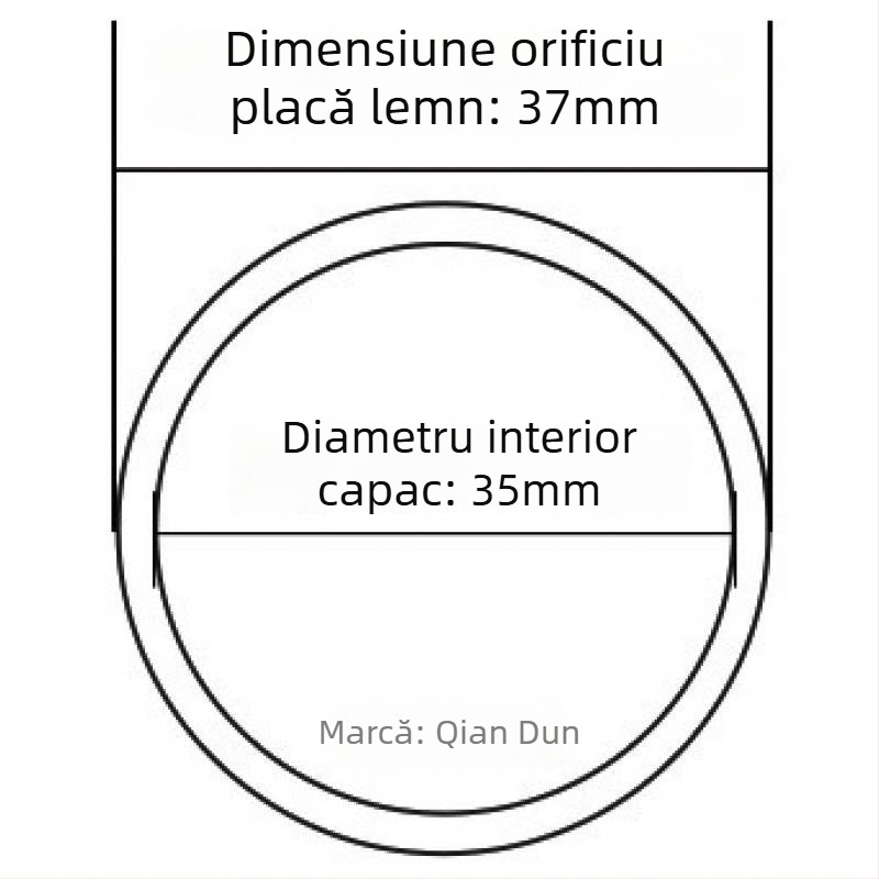 Capac etanș pentru balama de dulap – protecție împotriva umezelii și a mirosurilor