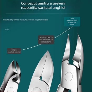 Clește pentru unghii cu cioc înclinat, instrument de pedicură pentru onicomicoză