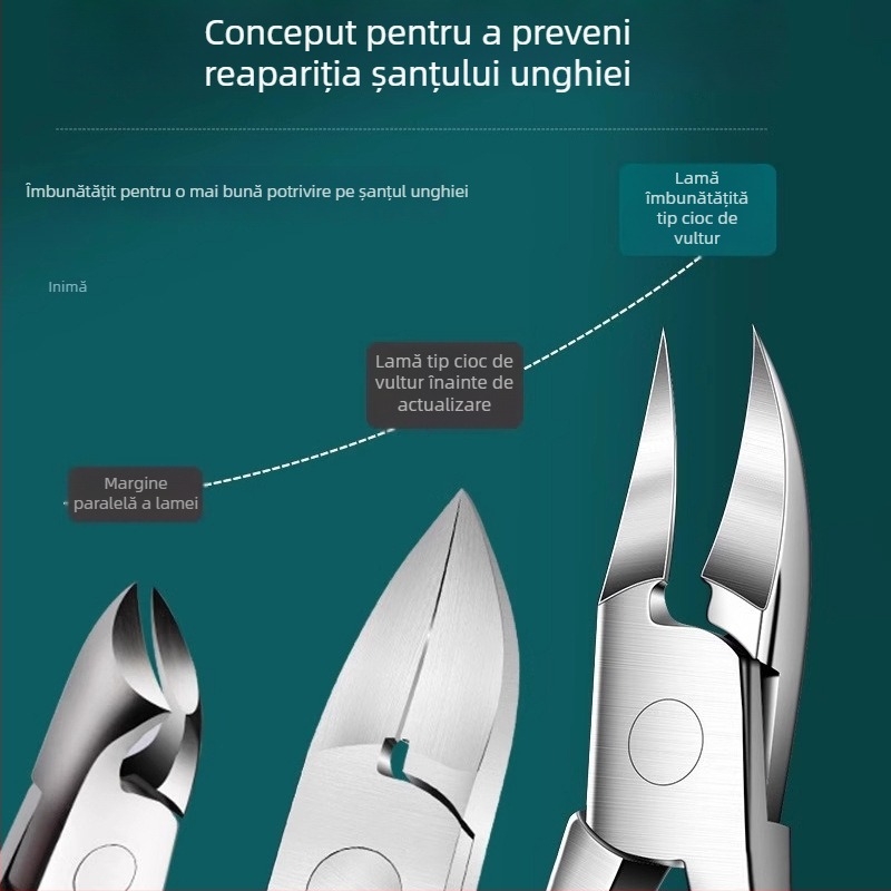 Clește pentru unghii cu cioc înclinat, instrument de pedicură pentru onicomicoză