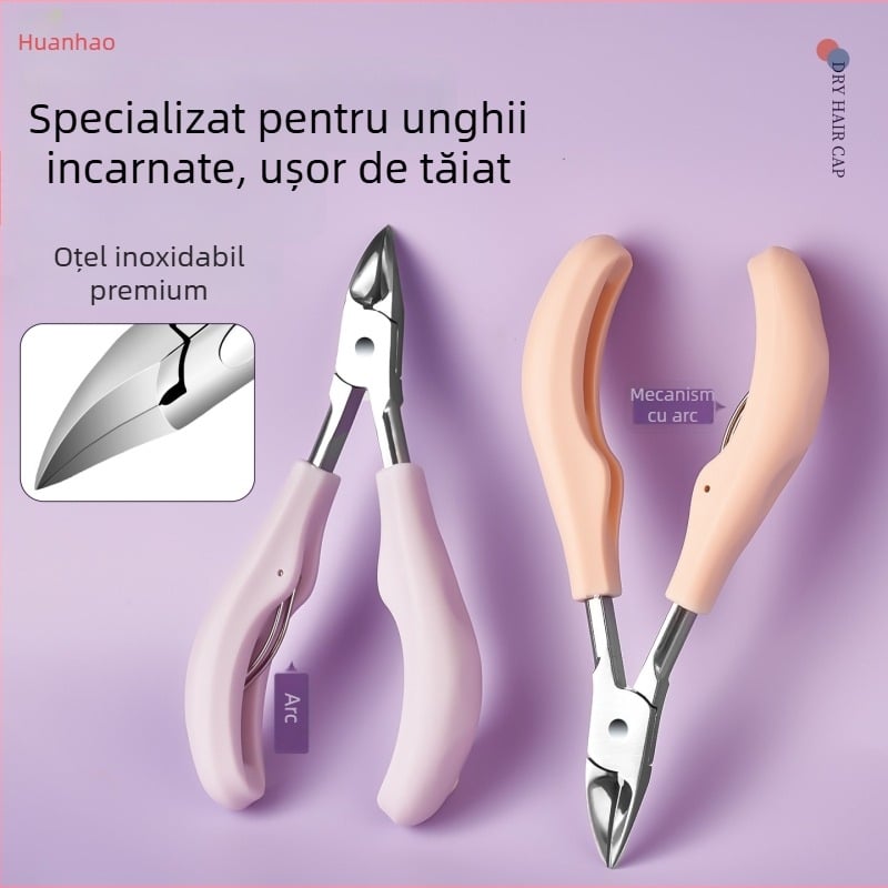 Clește multifuncțional cu cioc de vultur pentru îngrijirea unghiilor, clește de unghii cu gură înclinată pentru manichiură și pedicure acasă