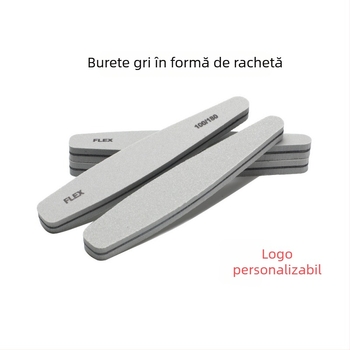 Pile de unghii bidirecțională cu bandă abrazivă din burete 100/180, instrument de lustruire