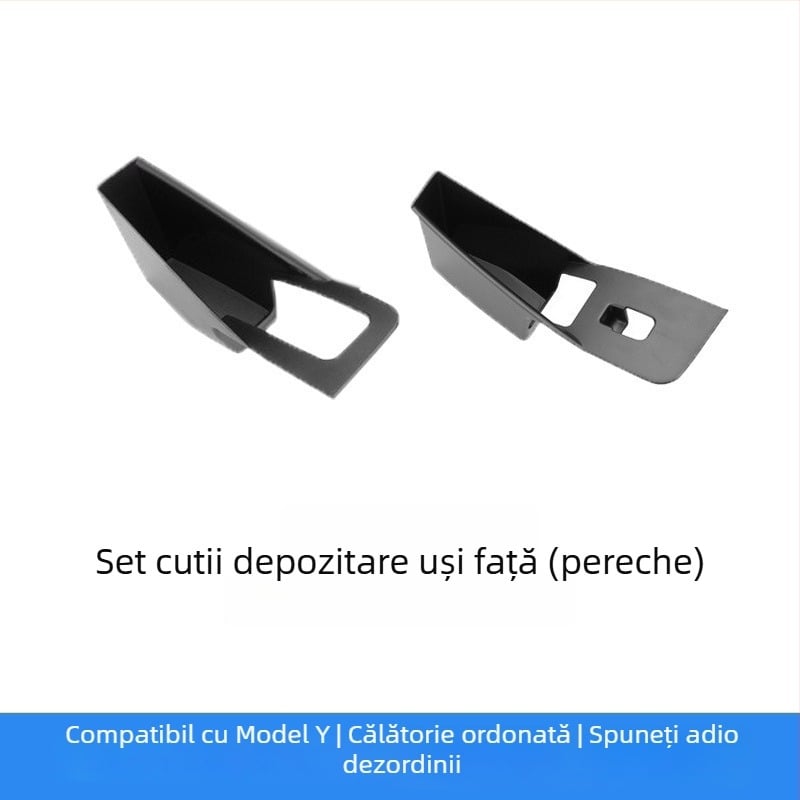 Tesla Model 3/Y Cutie de depozitare a mânerului ușii — organizator interior compact pentru mașină