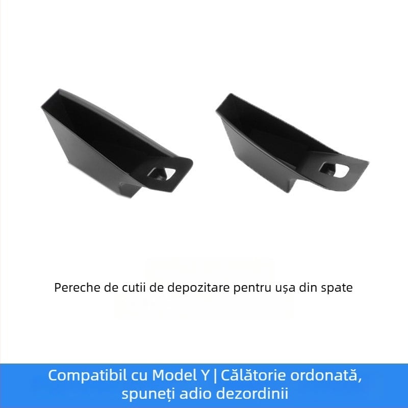 Tesla Model 3/Y Cutie de depozitare a mânerului ușii — organizator interior compact pentru mașină