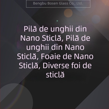 Bonson Fișă de unghii din sticlă și fișă de picioare din sticlă - lustruire și șlefuire