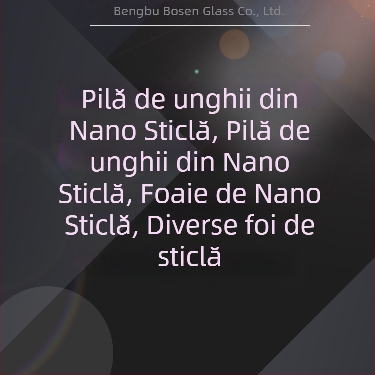 Bonson Fișă de unghii din sticlă și fișă de picioare din sticlă - lustruire și șlefuire