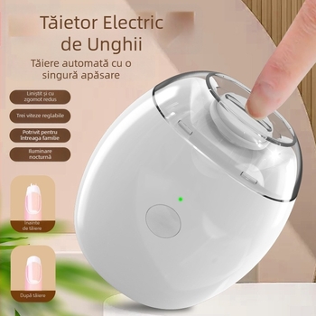 Pila electrică pentru unghii pentru bebeluși, copii și persoane în vârstă — instrument de manichiură complet automat pentru uz casnic