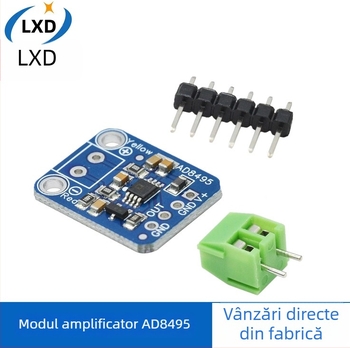 Modul amplificator AD8495 ARMZ pentru termocuplă — cuplare termică de precizie, tip K