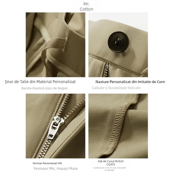 Pantaloni de costum pentru bărbați, fără călcare, croială dreaptă, croială lejeră, negri, stil coreean, pantaloni casual de costum