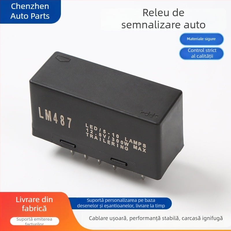 10383321 15231201 LM487 releu LED pentru avertizare de pericol și semnalizare de direcție auto