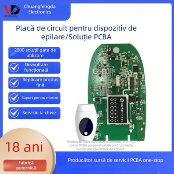 Turnkey PCBA soluție pentru dispozitiv de îndepărtare a părului — proiectare placă de control și dezvoltarea funcționalității plăcii de bază