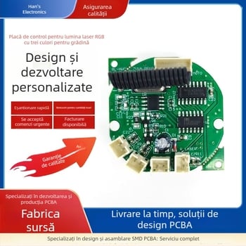 Dezvoltare PCB PCBA pentru panou de control iluminat cu laser RGB pentru gazon