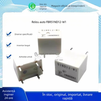 Releu TF FBR51ND12-W1, releu auto, 5 pini, 1 set de conversie, FBR51ND12-WL