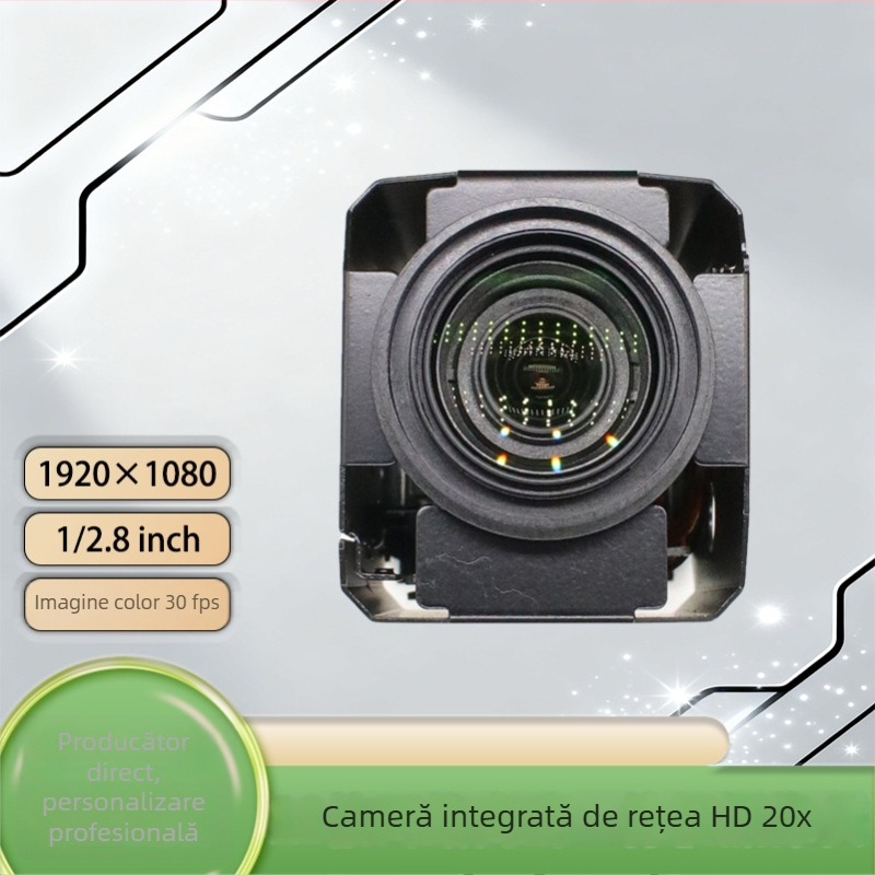 2MP 1080p IP HD, modul de focalizare automată cu zoom 20x, obiectiv varifocal 4.7–94 mm