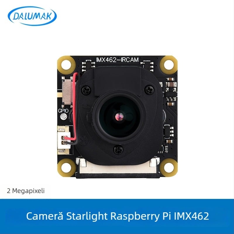 Raspberry Pi 5/4B IMX462 Cameră Starlight, 2 MP, IR-CUT, Viziune Nocturnă, Modul Cameră