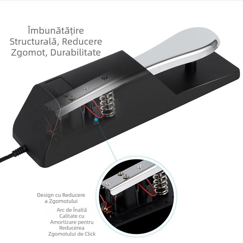 Pedal universal de sustain pentru claviaturi Yamaha, Roland, Casio și instrumente MIDI