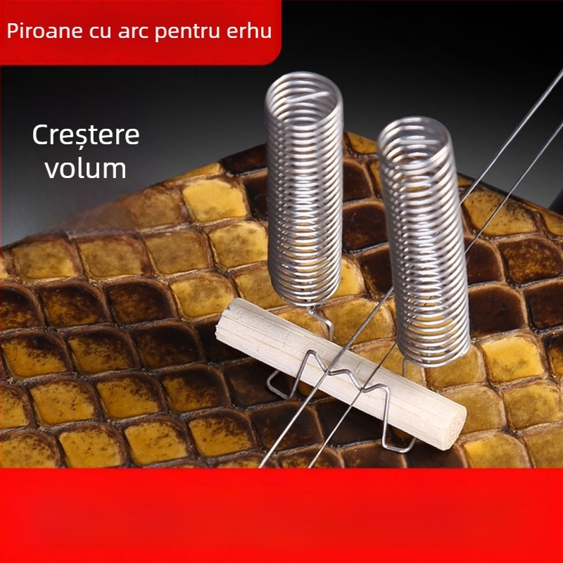 Accesorii pentru erhu: pod cu arc, rezonanță îmbunătățită, fir metalic