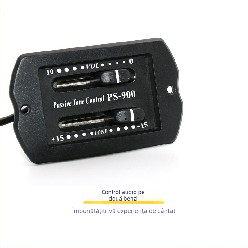 Egalizator pentru chitară folk, pickup în două etape, fără baterie, PS-900 accesoriu pentru instrumente muzicale