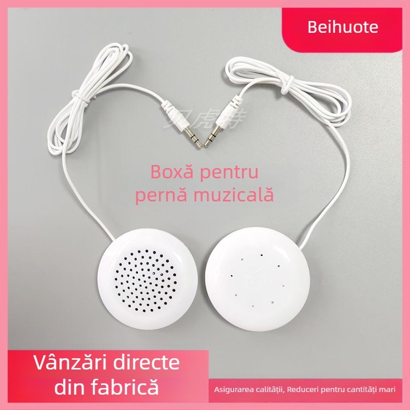 Difuzor pernă cu interfață 3,5 mm, difuzor de pernă universal, mini difuzor, plug‑and‑play, lungime cablu 1 m